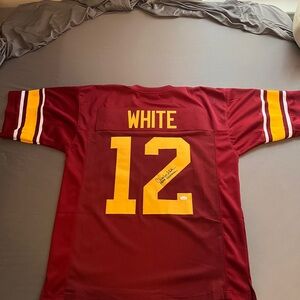 Signed Charles White USC Jersey (for display use)